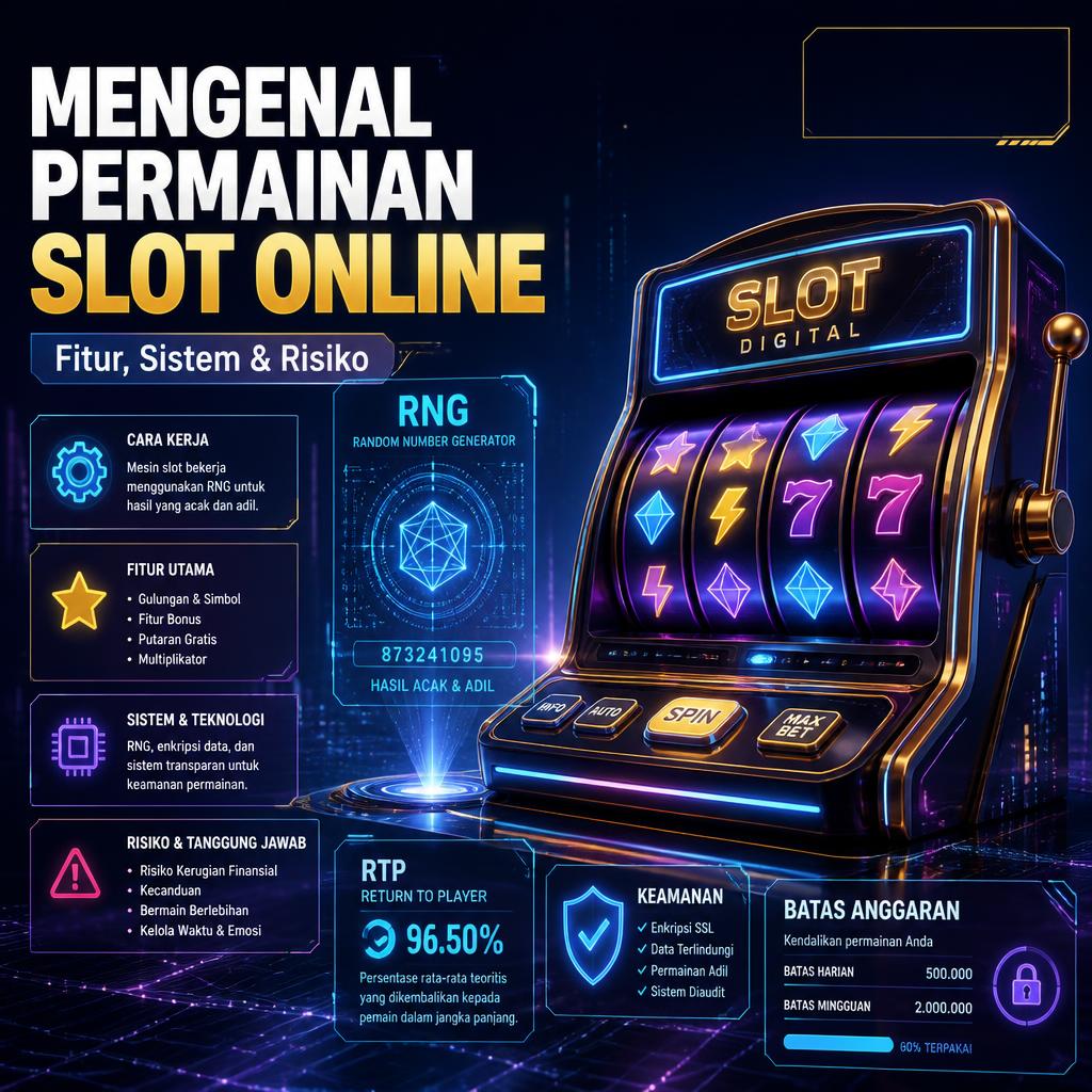 Permainan Slot Digital: Memahami Sistem, Fitur, dan Risikonya